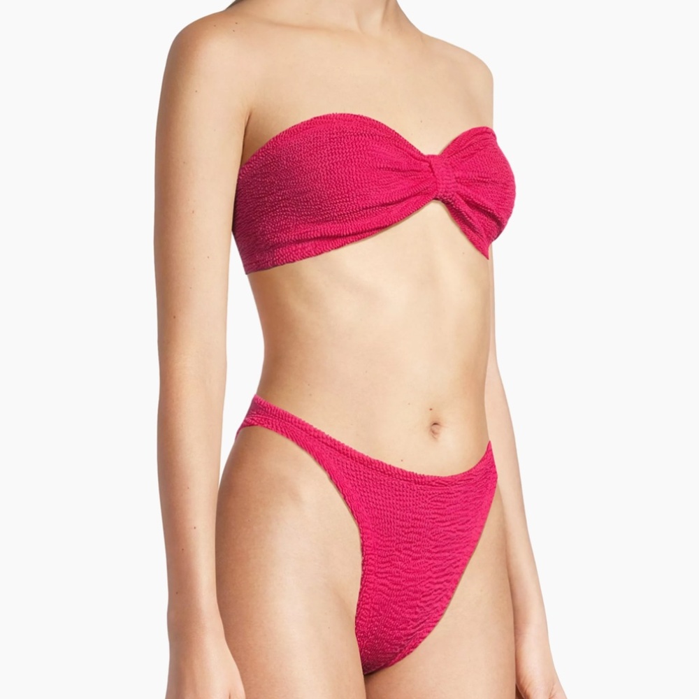 Brand New with Tags Hunza G Jean Bikini in Raspberry Pink!